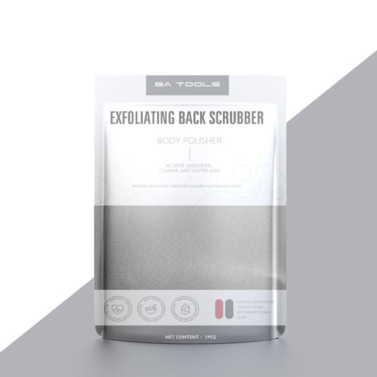 BA Tools Exfoliating Back Scrubber Grey