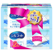 Unicharm Silcot Cotton Pad 82 pieces x 2 boxes