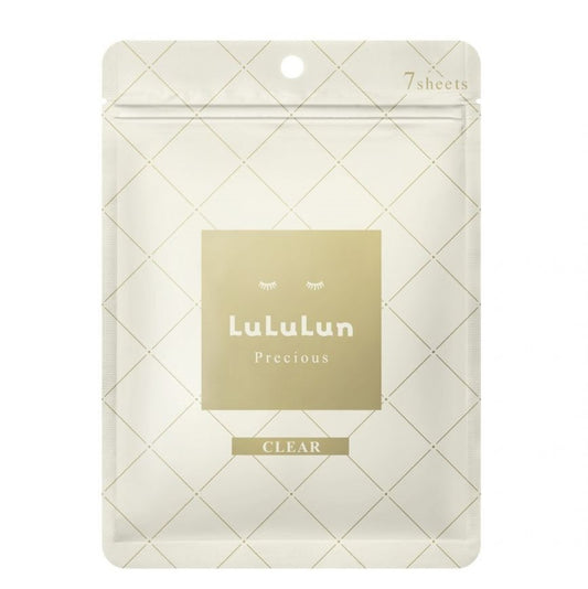 Lululun Precious Sheet Mask Clear (White) 4KS 7 Sheets