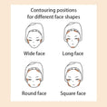 Load image into Gallery viewer, Judydoll Two-Colour Face Contour Powder Palette Bronzer
