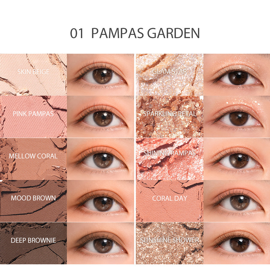 Rom&nd  Better Than Palette 01 Pampas Garden
