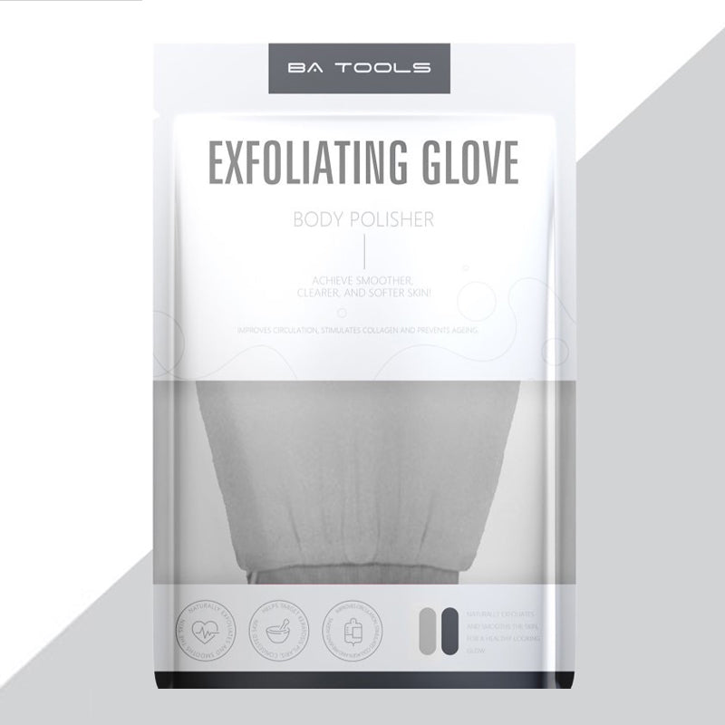 BA Tools Exfoliating Glove Grey