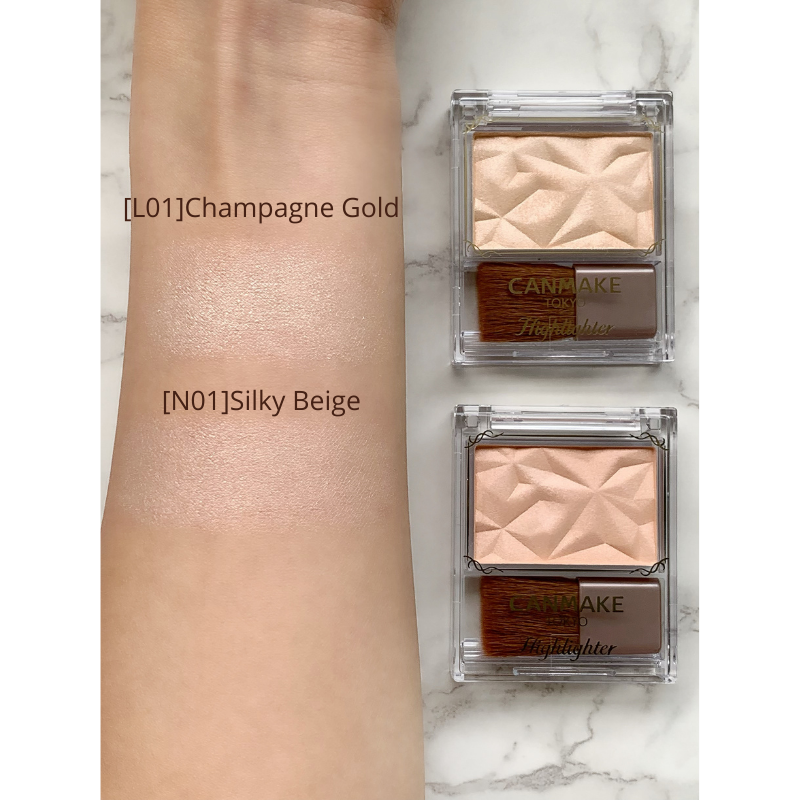 Canmake Highlighter L01 Champagne Gold – Strahlender Lidschatten & Highlighter Für Dein Make-up