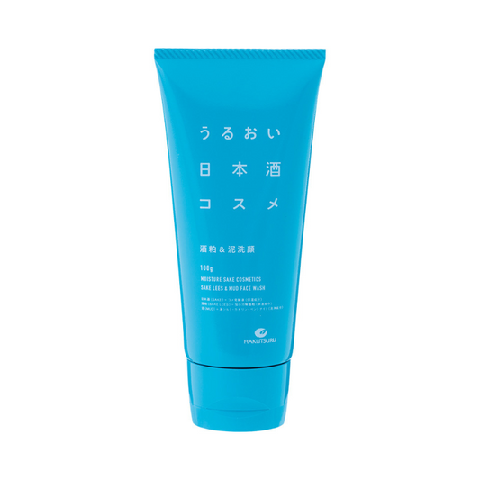 Hakutsuru Moisture Sake Cosmetics Sake Lees & Mud Facewash 100g