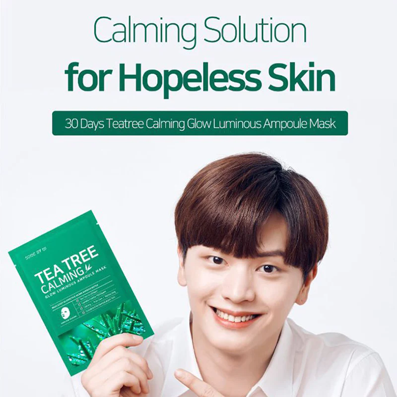 Some By Mi Tea Tree Calming Glow Luminous Ampoule Mask 1Pcs o