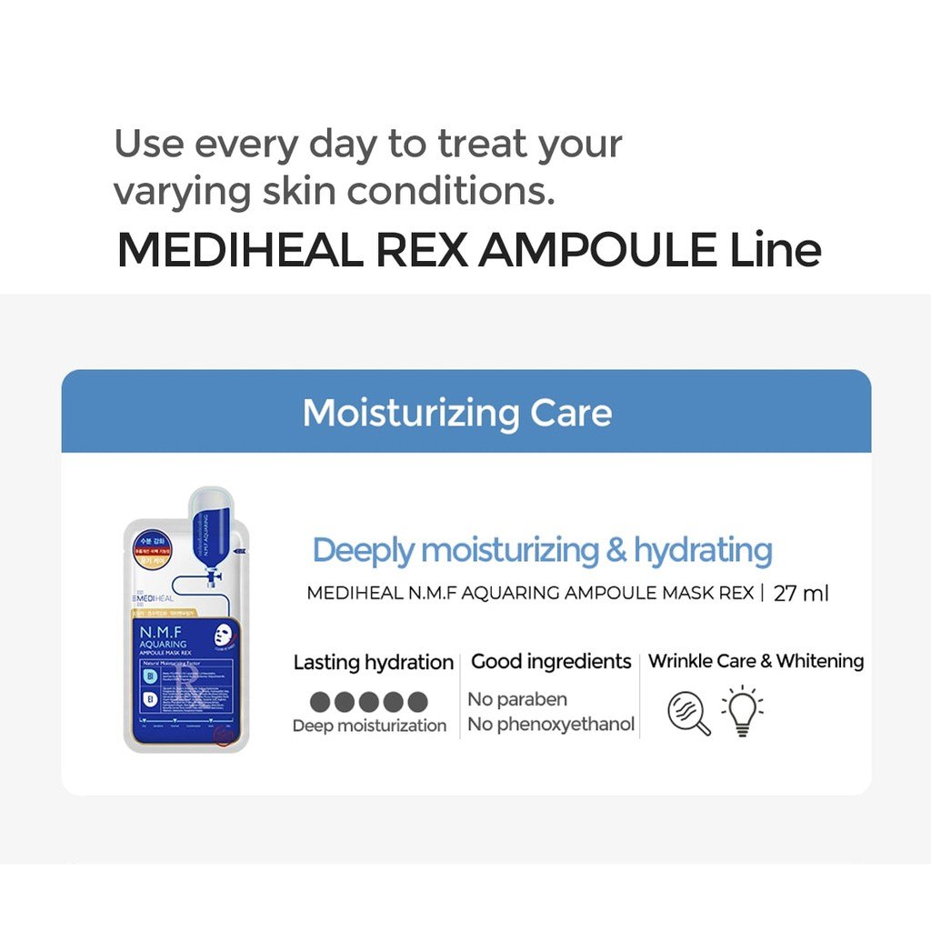 Mediheal NMF Aquaring Ampoule Mask 1Pcs