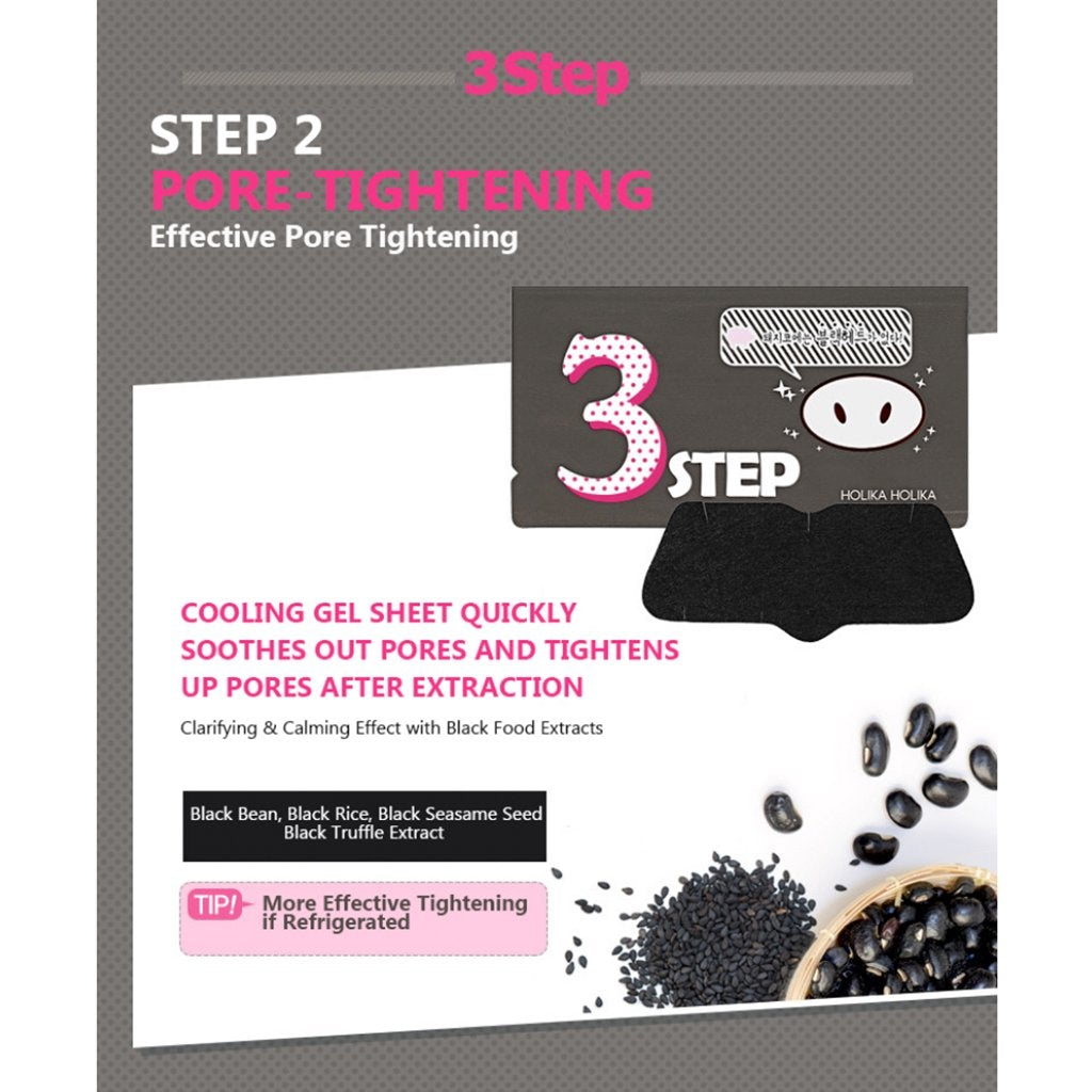 Holika Holika Pig Nose Clear Black Head 3 Step Kit Strong