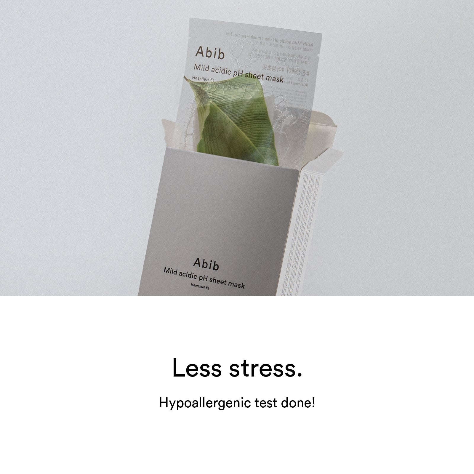 Abib Mild Acidic Ph Sheet Mask Heartleaf Fit 1Pcs