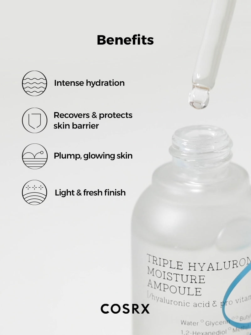 Cosrx Hydrium Triple Hyaluronic Moisture Ampoule 40ml