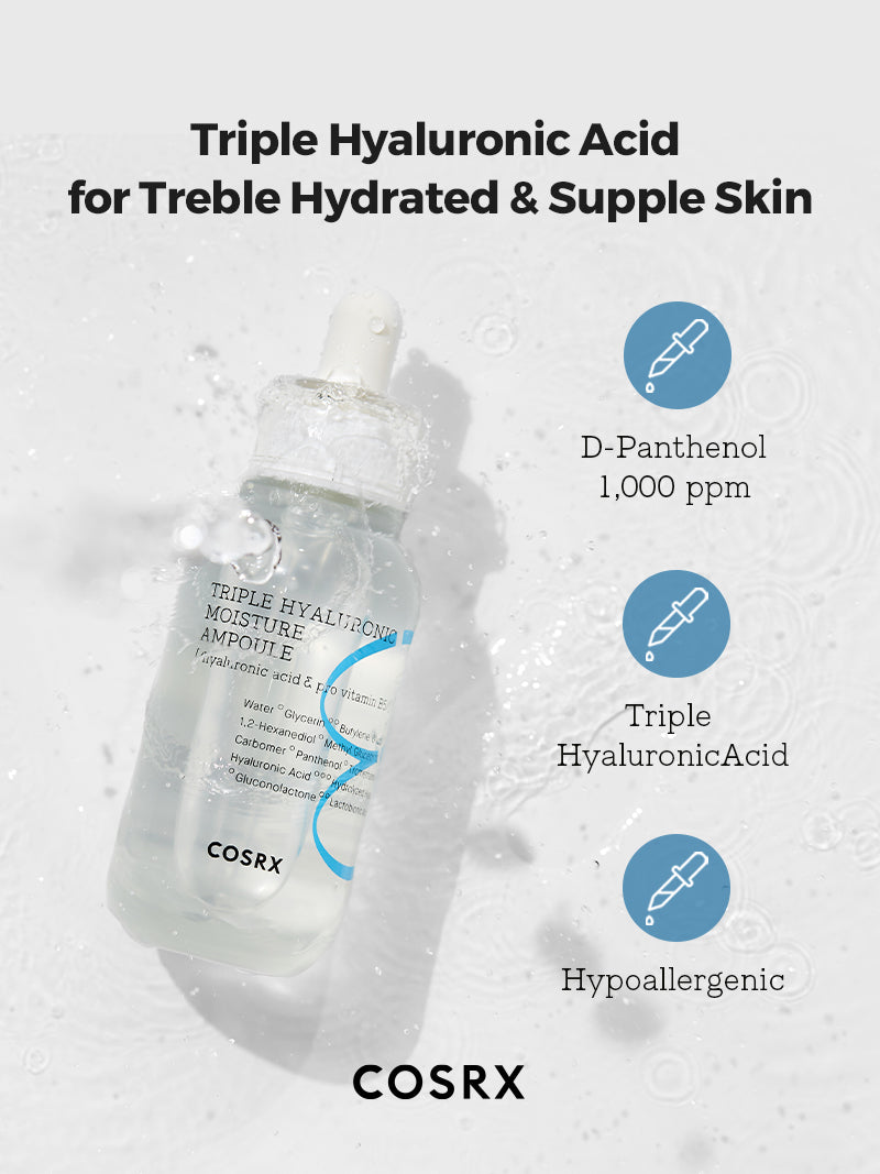 Cosrx Hydrium Triple Hyaluronic Moisture Ampoule 40ml