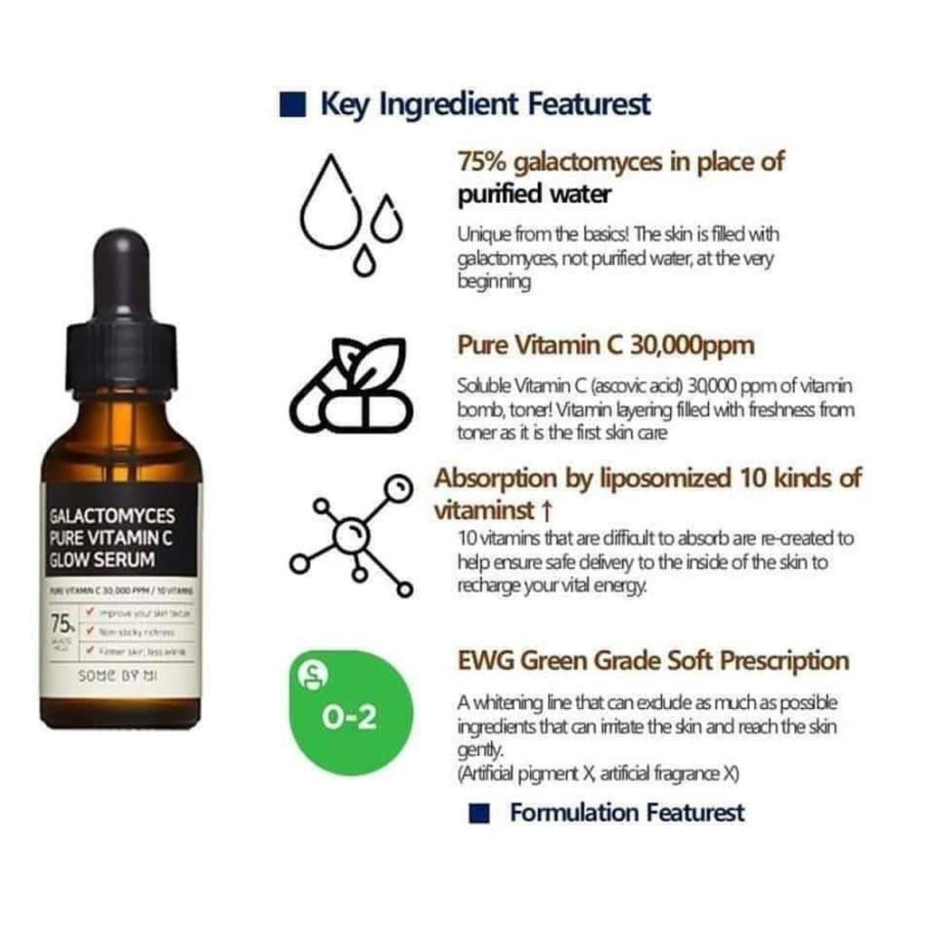 Some By Mi Galactomyces Pure Vitamin C Glow Serum 30ml