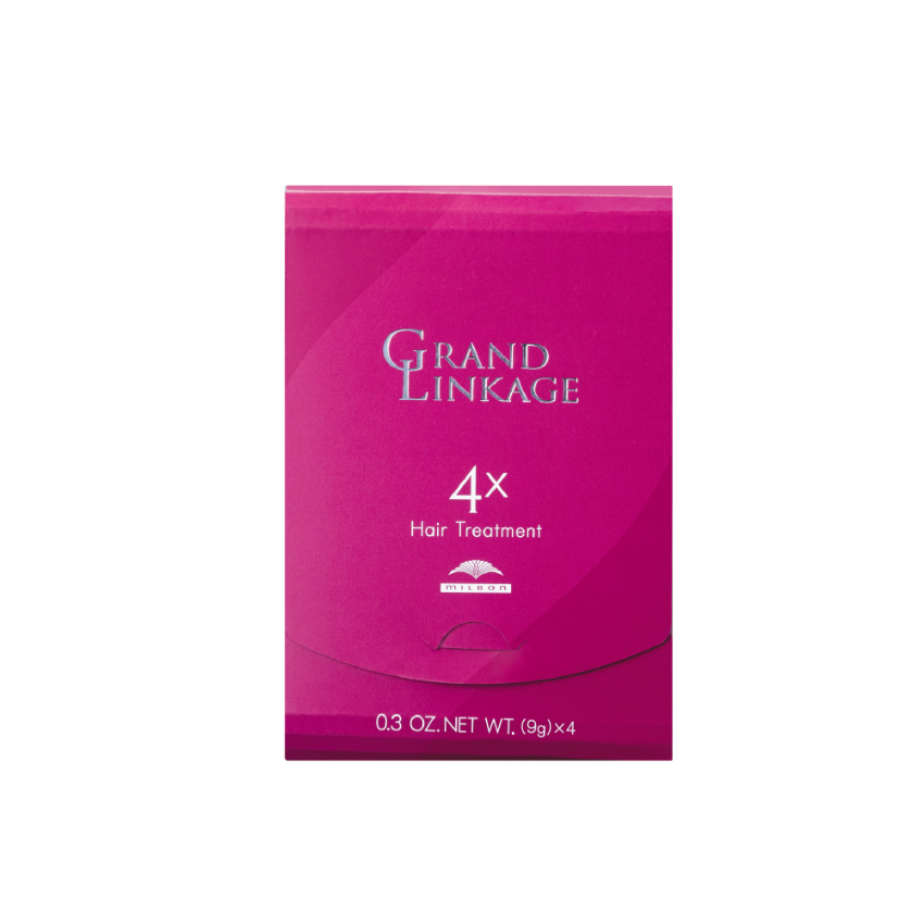 Milbon Grand Linkage 4X Hair Treatment (9g x 4) For Curly Hair