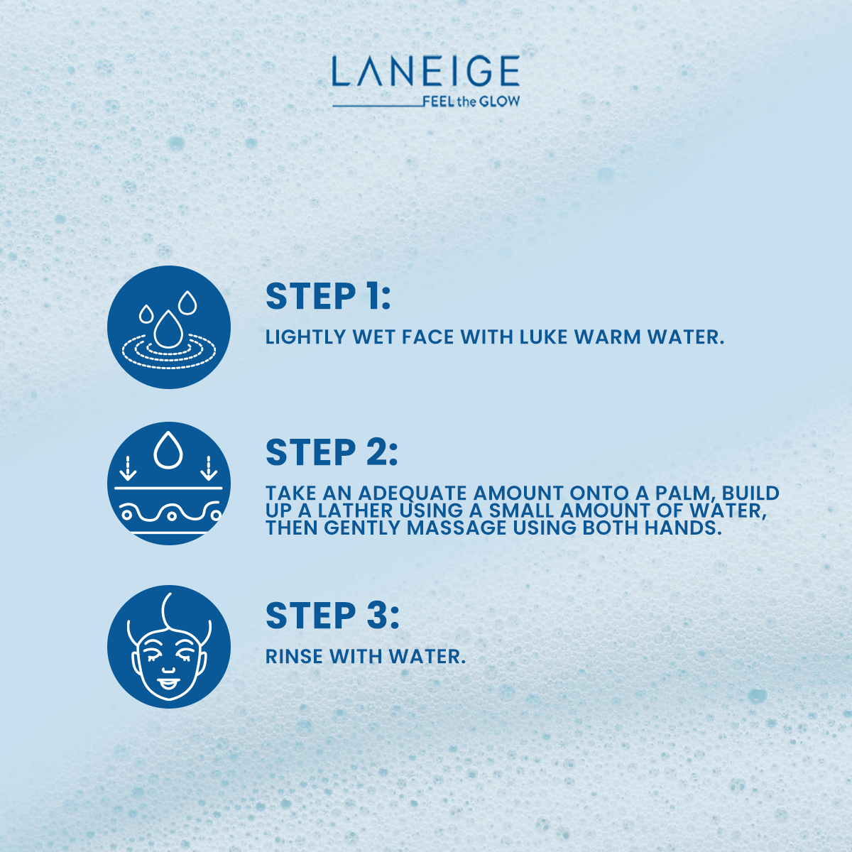 Laneige Water Bank Blue Hyaluronic Cleansing Foam 150g
