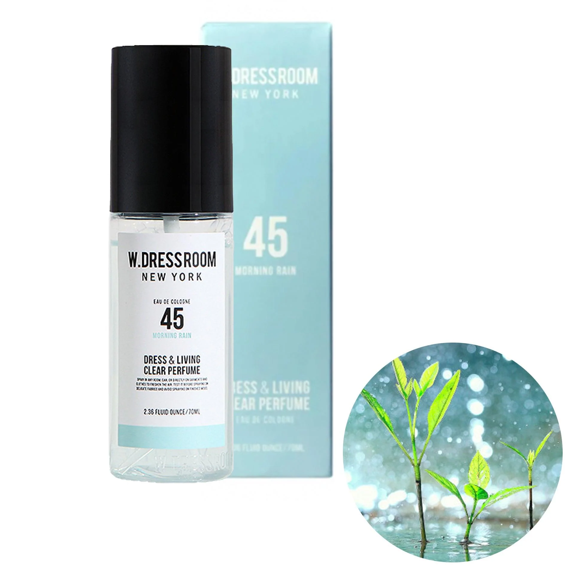 W.DRESSROOM Dress & Living Clear Perfume No.45 Morning Rain 70ml
