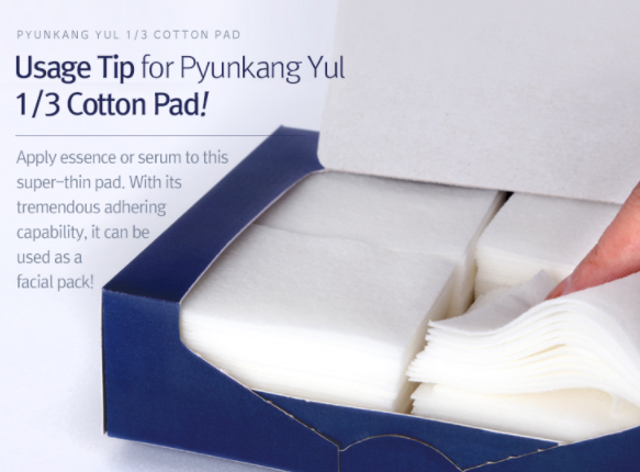 Pyunkang Yul 1/3 Cotton Pad 160 Pieces