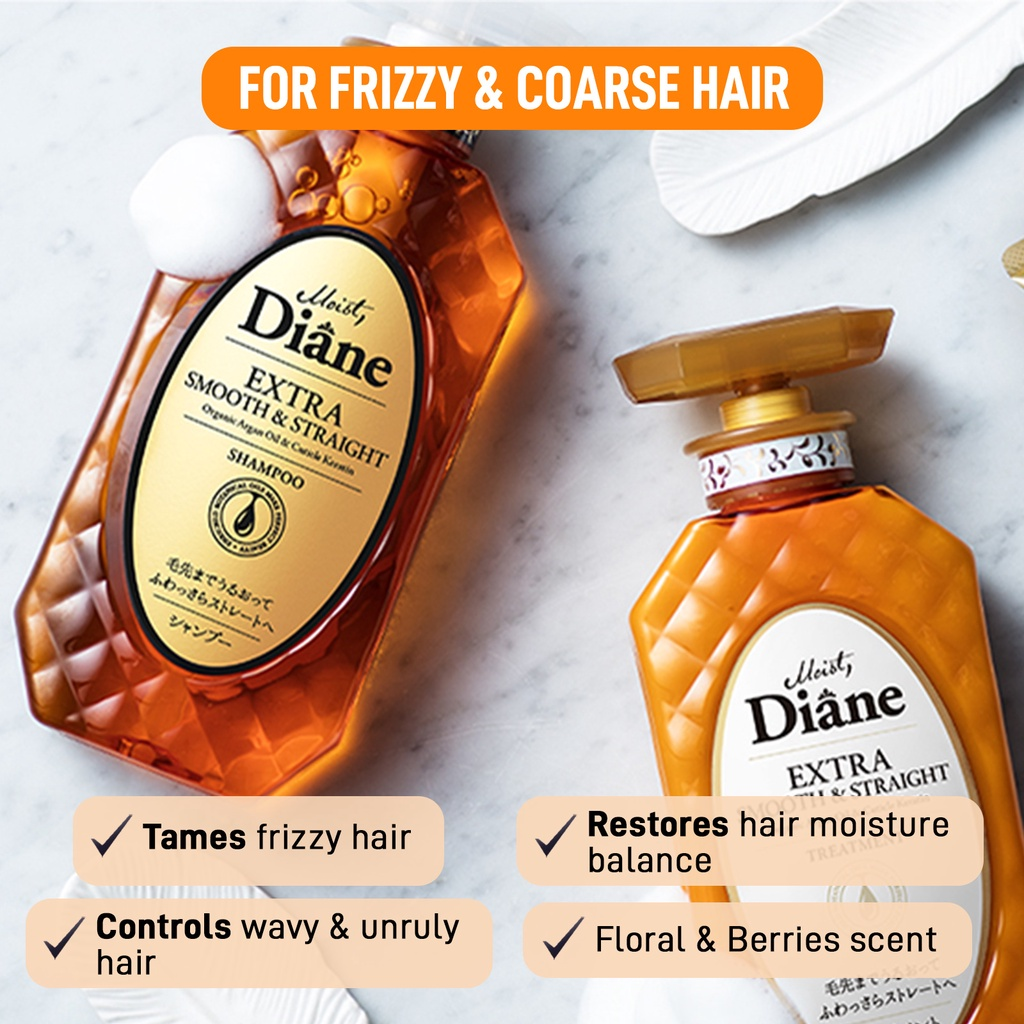 Moist Diane Extra Smooth&Straight Shampoo 450ml