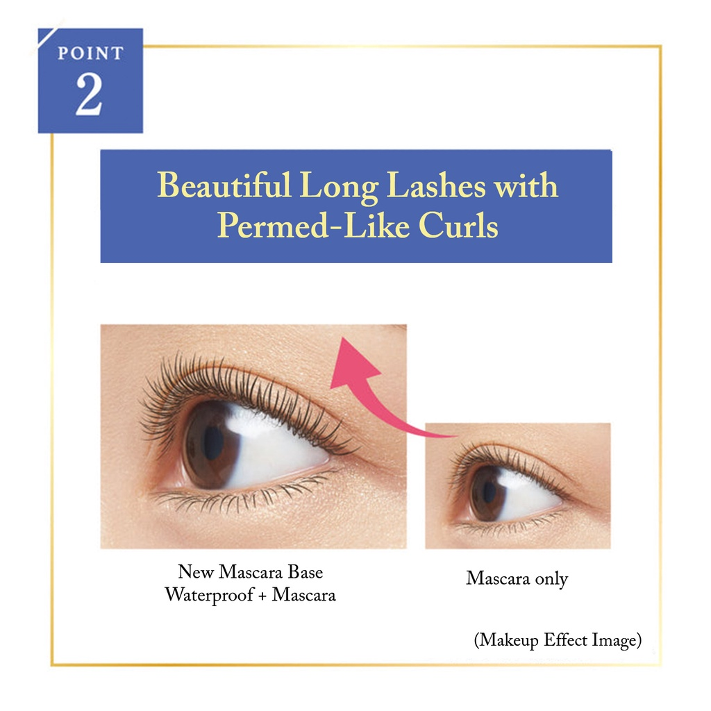 Kiss Me Heroine Make Curl Keep Mascara Base Waterproof