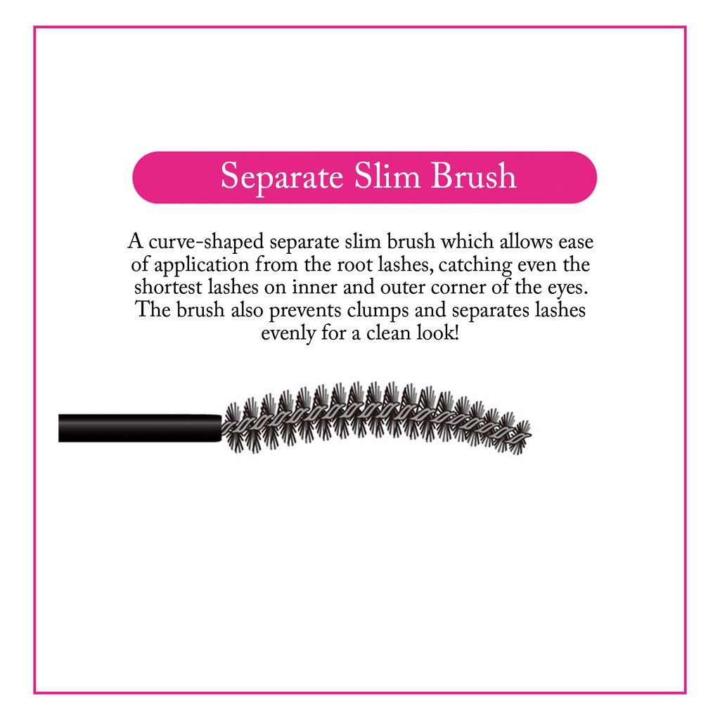 Kiss Me Heroine Make Curl Keep Mascara Base Waterproof