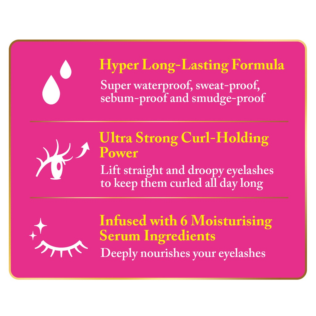 Kiss Me Heroine Make Curl Keep Mascara Base Waterproof