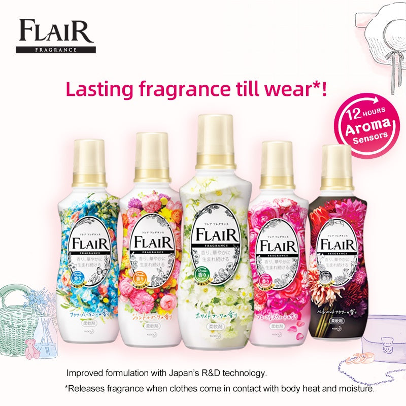 Kao Flair Fragrance Fabric Softener / Fabric Conditioner 520ml