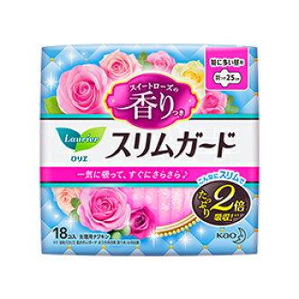 Kao Laurier Sanitary Napkin Ultra Slim Rose Scent For Night Use With W ...