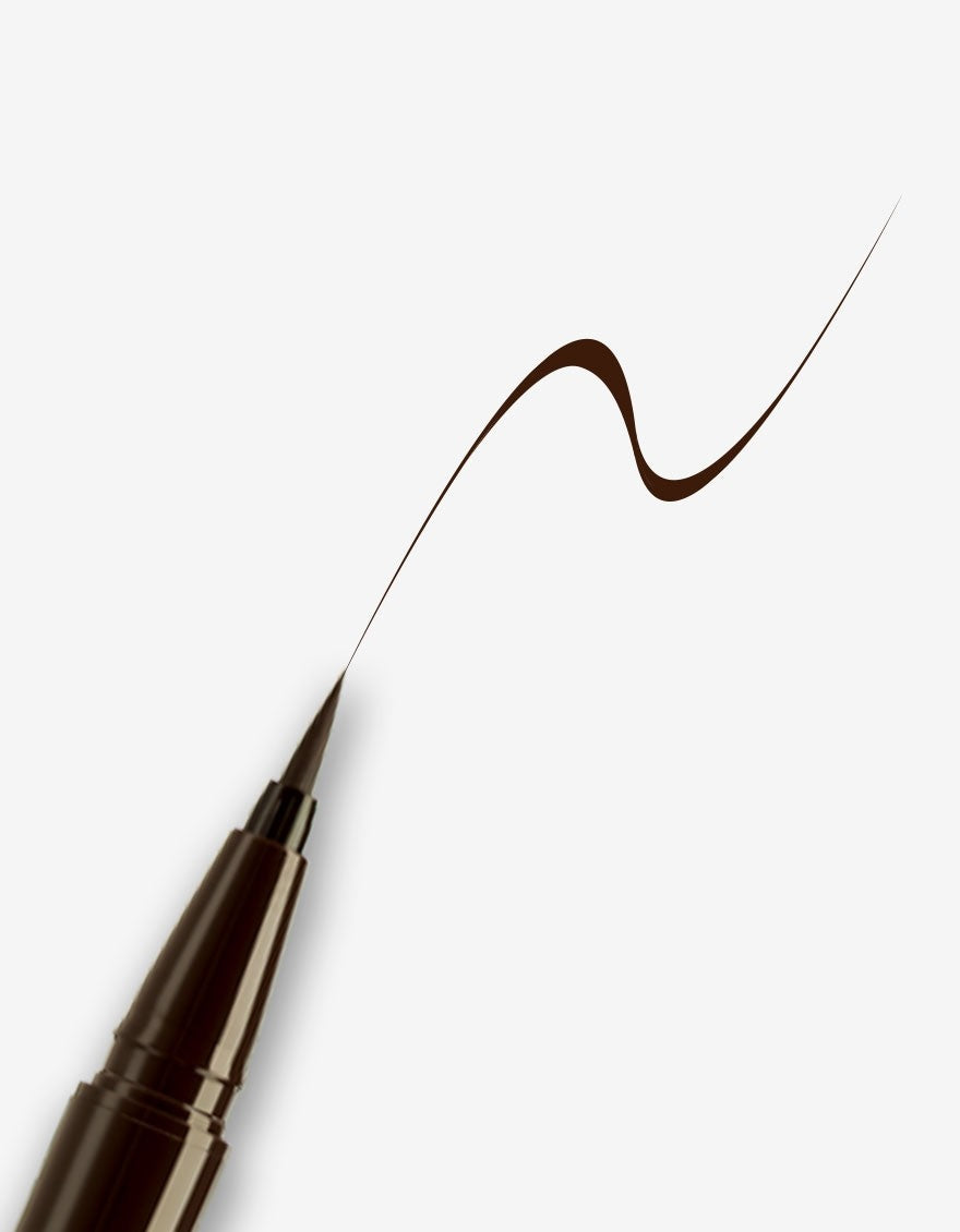 Dup Silky Liquid Eyeliner Waterproof Brown Black