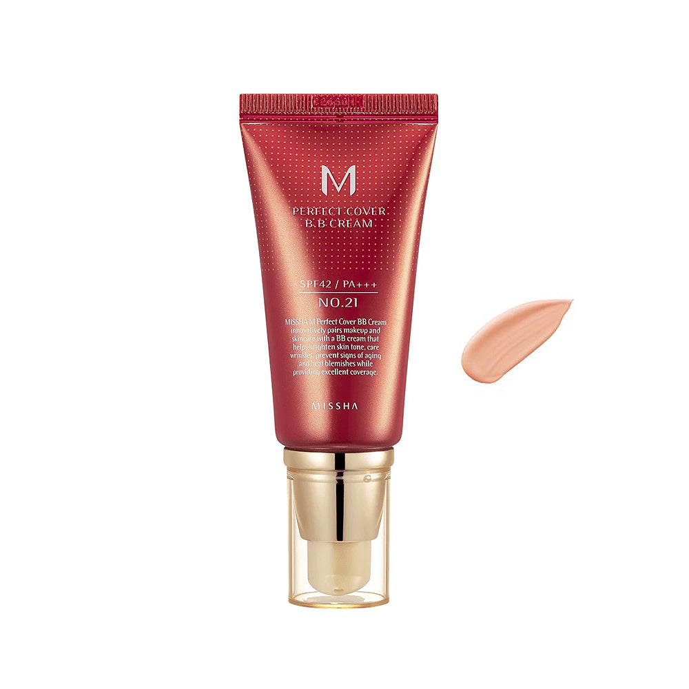 Missha M Perfect Covering BB Cream No.21 Light Beige 50ml N