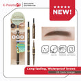 Load image into Gallery viewer, K-Palette Lasting 3Way Eyebrow Pencil WPa 04 Dark Greige
