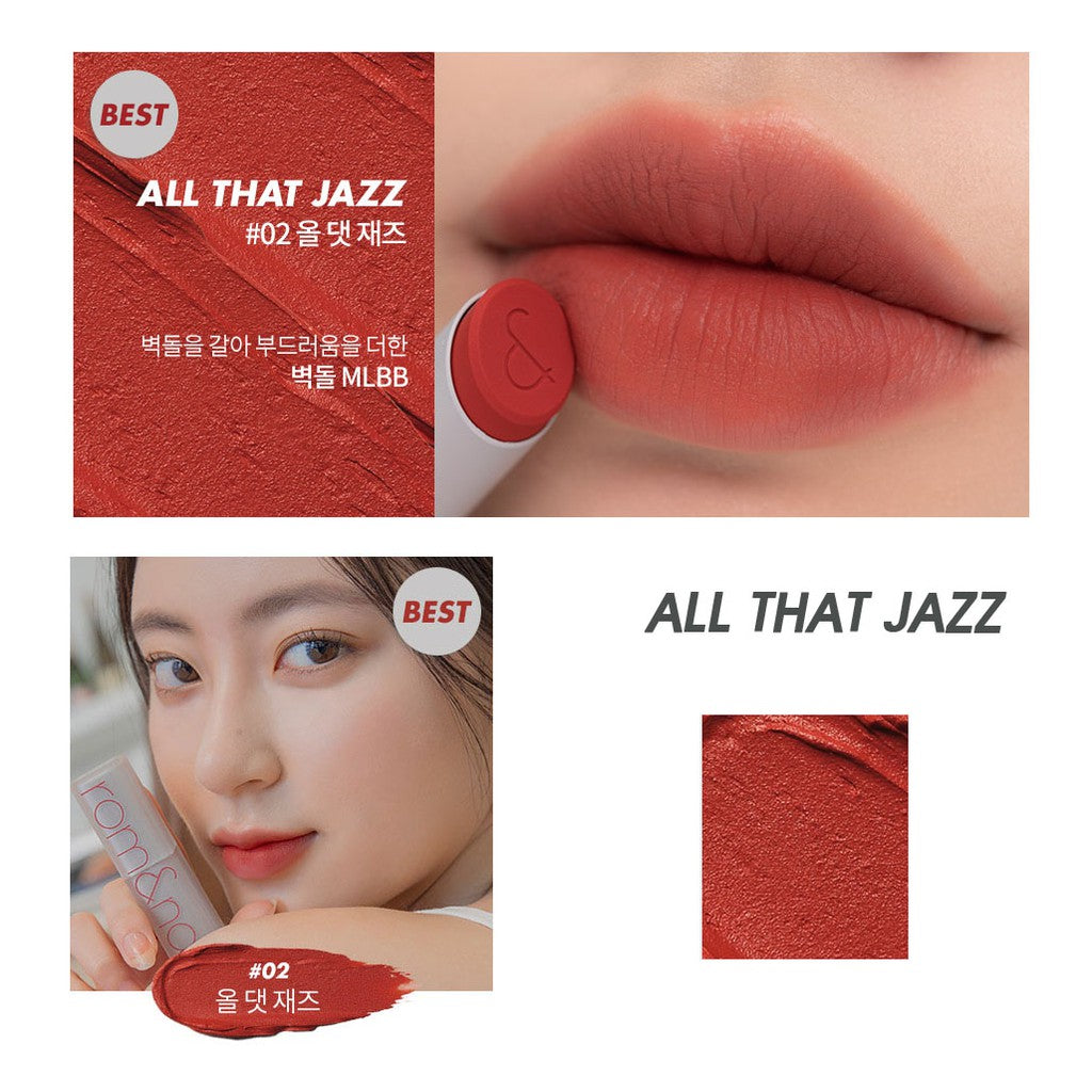 Rom&nd Zero Matte Lipstick 02 All that Jazz