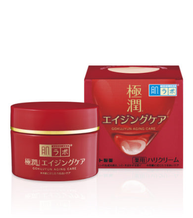 Hada Labo Gokujyun Hari Aging Care Wrinkle Spots Care Cream 50g