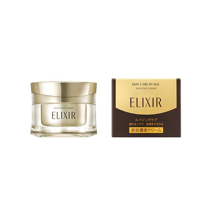 資生堂 ELIXIR enriched cler cream Shiseido Elixir Enriched Wrinkle Cream Skin Care By Age 15g - Japanese